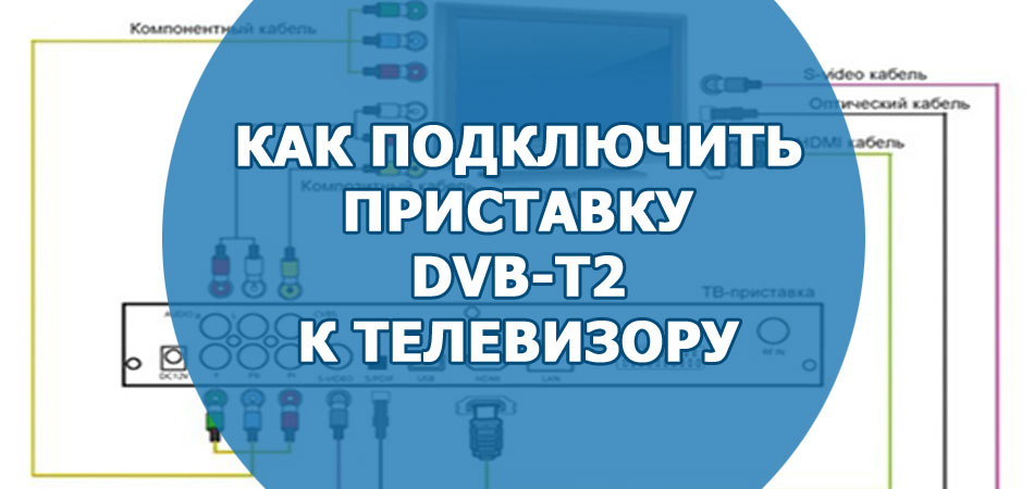 Как подключить приставку DVB-T2 к телевизору